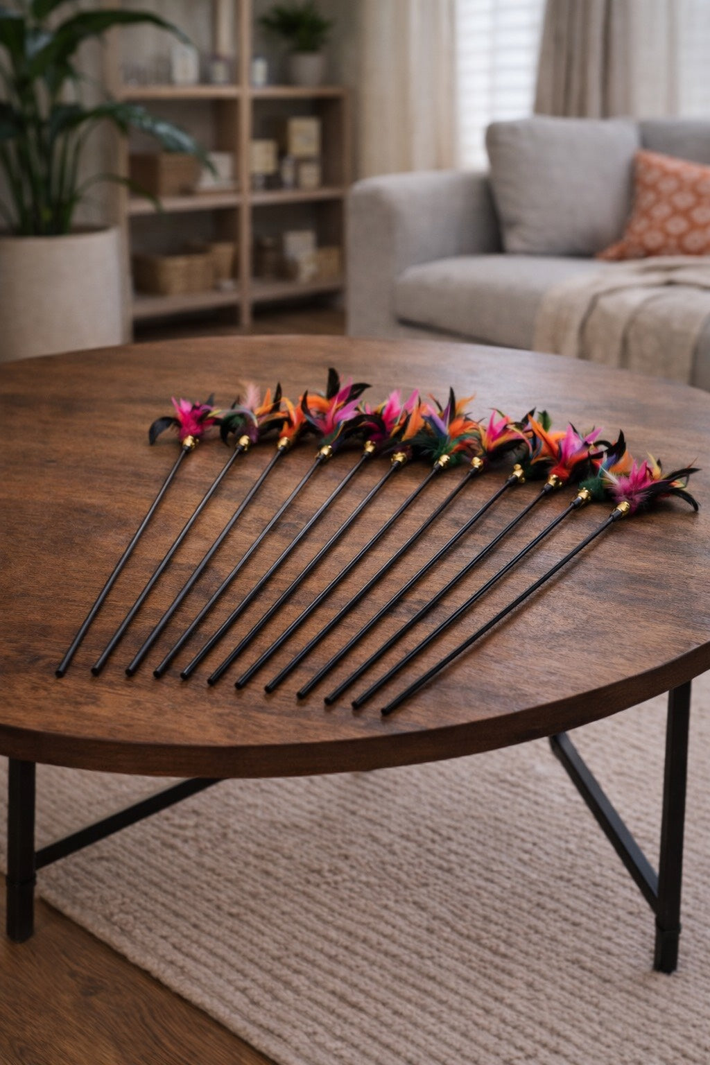 15 pc Cat Feather Wand